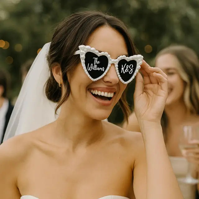 Personalised Heart Sunglasses – Print on Glass