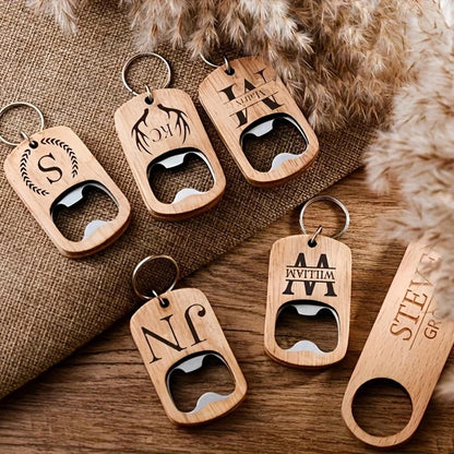 Groomsmen Bottle Opener Keychain