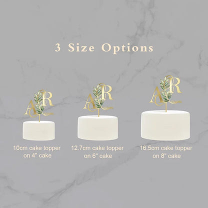 Cake Topper - Initials