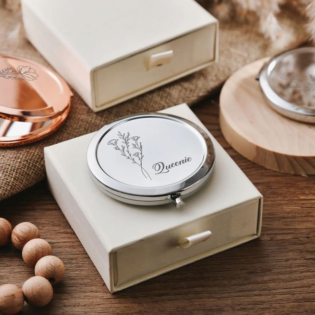 Bridesmaids Gifts - Mirror & Box
