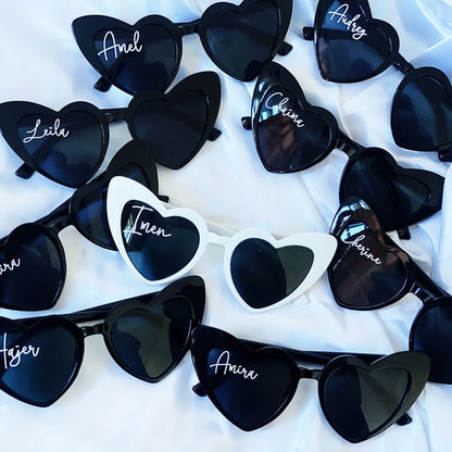Sunglasses Heart - Custom Text