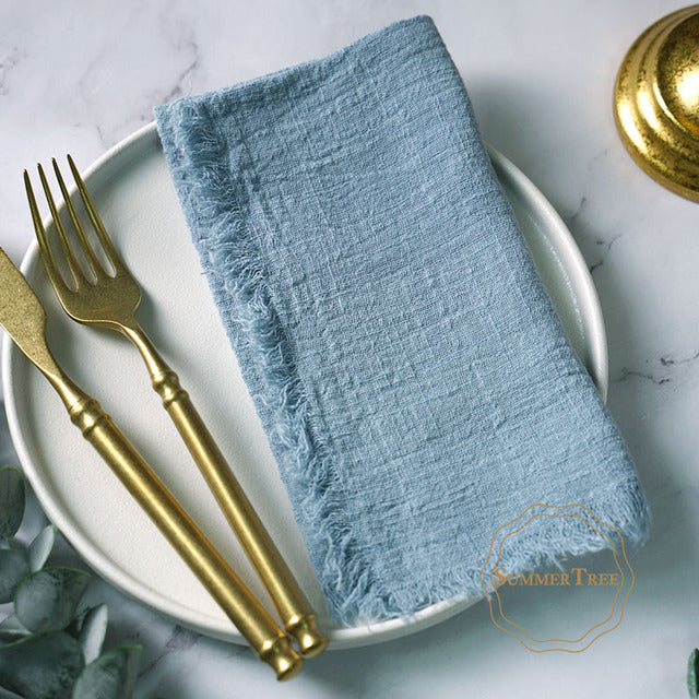 Table Gauze Napkin Cloths - Decor