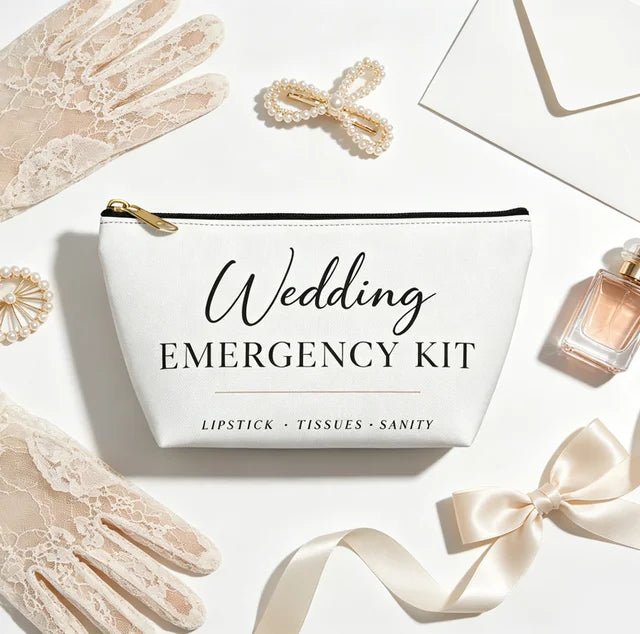 Wedding Emergency Kit Bag | Empty Bridesmaid Survival Pouch - Bridal Bazaar
