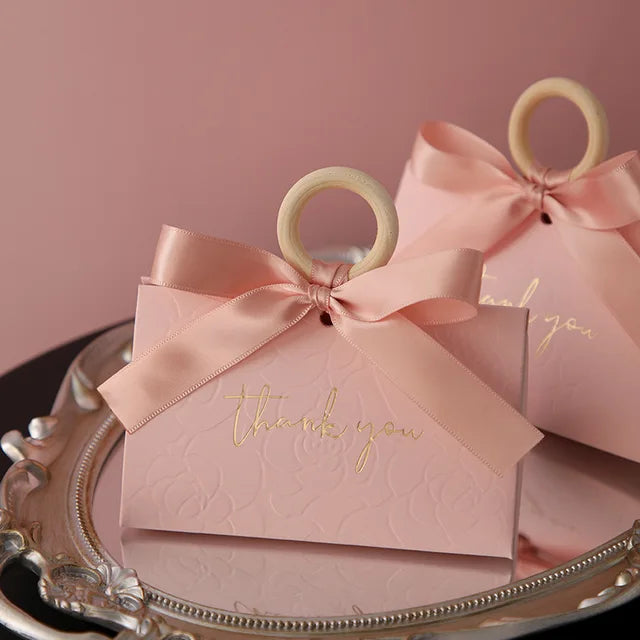 Thank You Wedding Favour Boxes – Mini Gift/Sweet Boxes (10pcs)