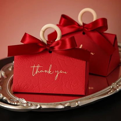 Thank You Wedding Favour Boxes – Mini Gift/Sweet Boxes (10pcs)