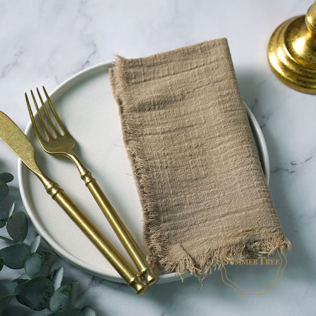 Table Gauze Napkin Cloths - Decor