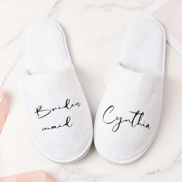 Bridal Slippers - Closed Toe