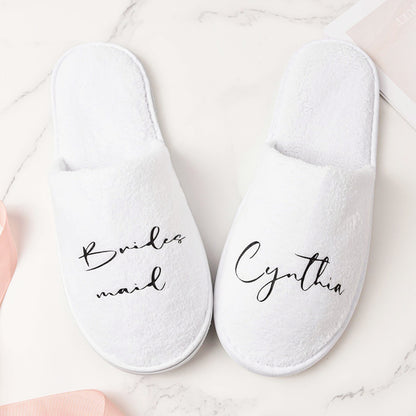 Bridal Slippers - Closed Toe