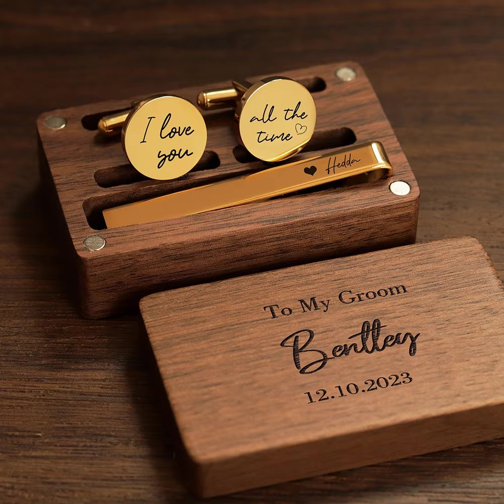 Cufflinks & Tie Clip Pack