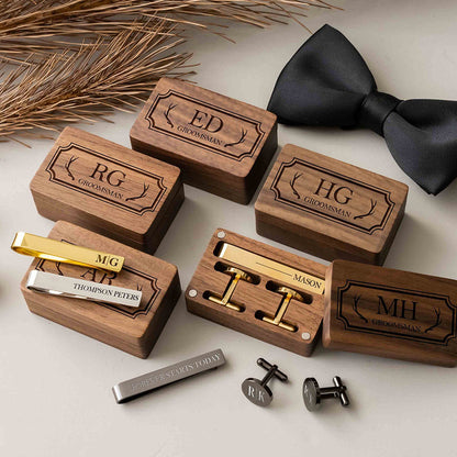 Cufflinks & Tie Clip Pack