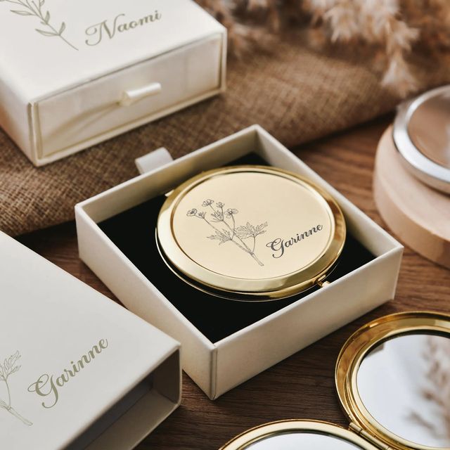 Bridesmaids Gifts - Mirror & Box