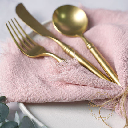 Table Gauze Napkin Cloths - Decor