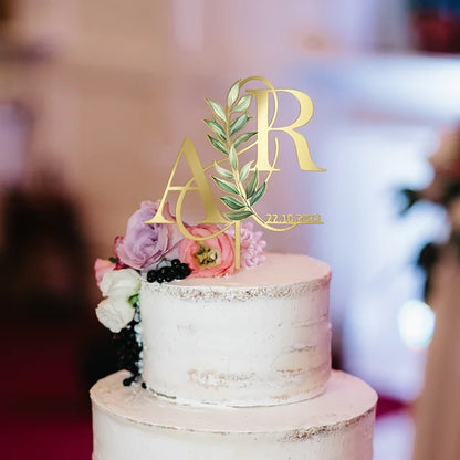 Cake Topper - Initials