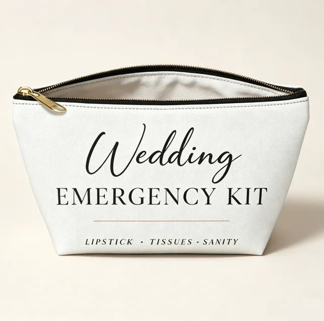 Wedding Emergency Kit Bag | Empty Bridesmaid Survival Pouch - Bridal Bazaar