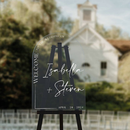 Welcome Sign - Arch