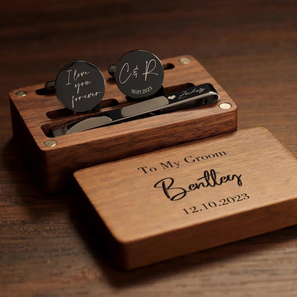 Cufflinks & Tie Clip Pack
