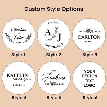 Personalised Cork Coasters | Custom Wedding Guest Favours