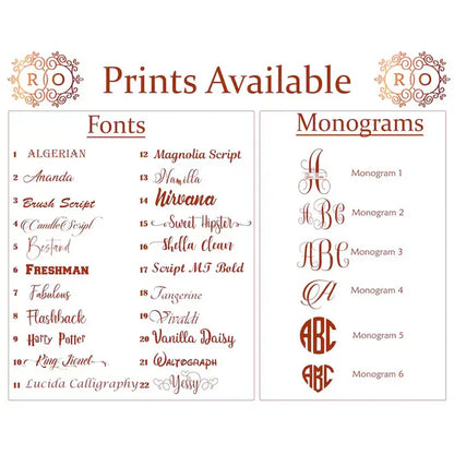 Bridal Satin Ruffle Robes - With Names