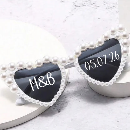 Personalised Heart Sunglasses – Print on Glass