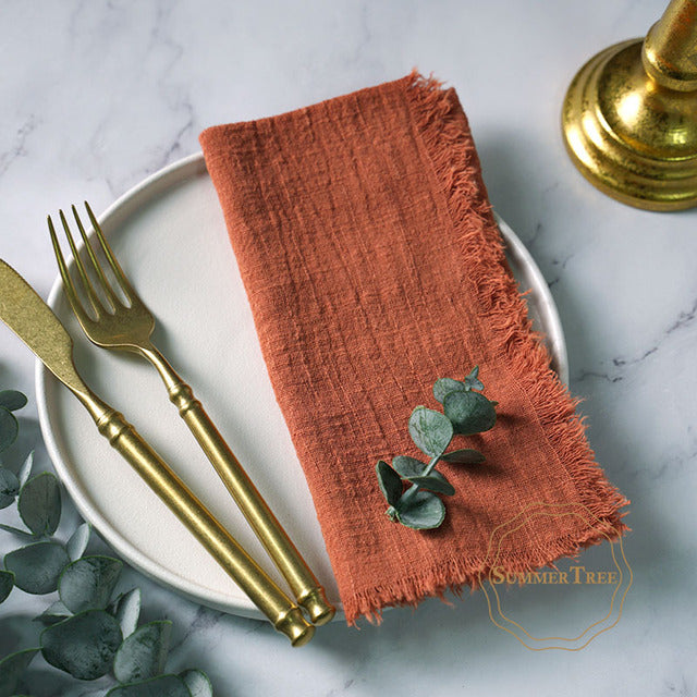 Table Gauze Napkin Cloths - Decor