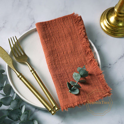 Table Gauze Napkin Cloths - Decor