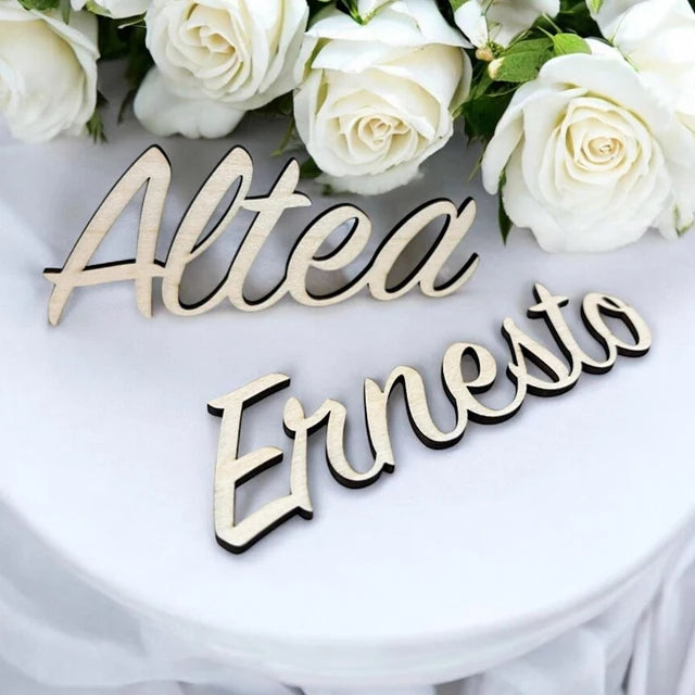 Guest Wooden Laser Cut Place Cards