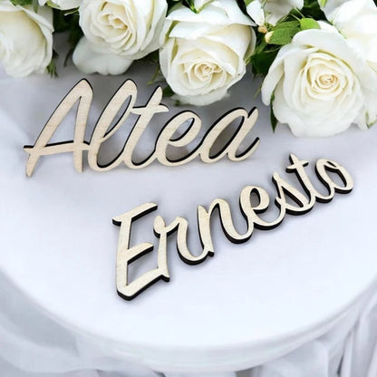 Guest Wooden Laser Cut Place Cards