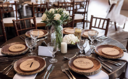 Personalised Cork Coasters | Custom Wedding Guest Favours