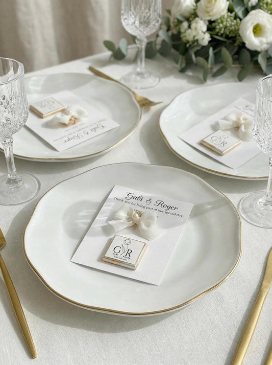 Chocolate Table Cards - Personalised