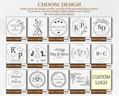 Chocolate Table Cards - Personalised