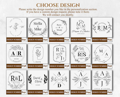 Chocolate Table Cards - Personalised