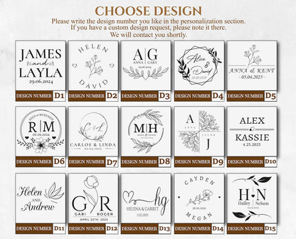 Chocolate Table Cards - Personalised