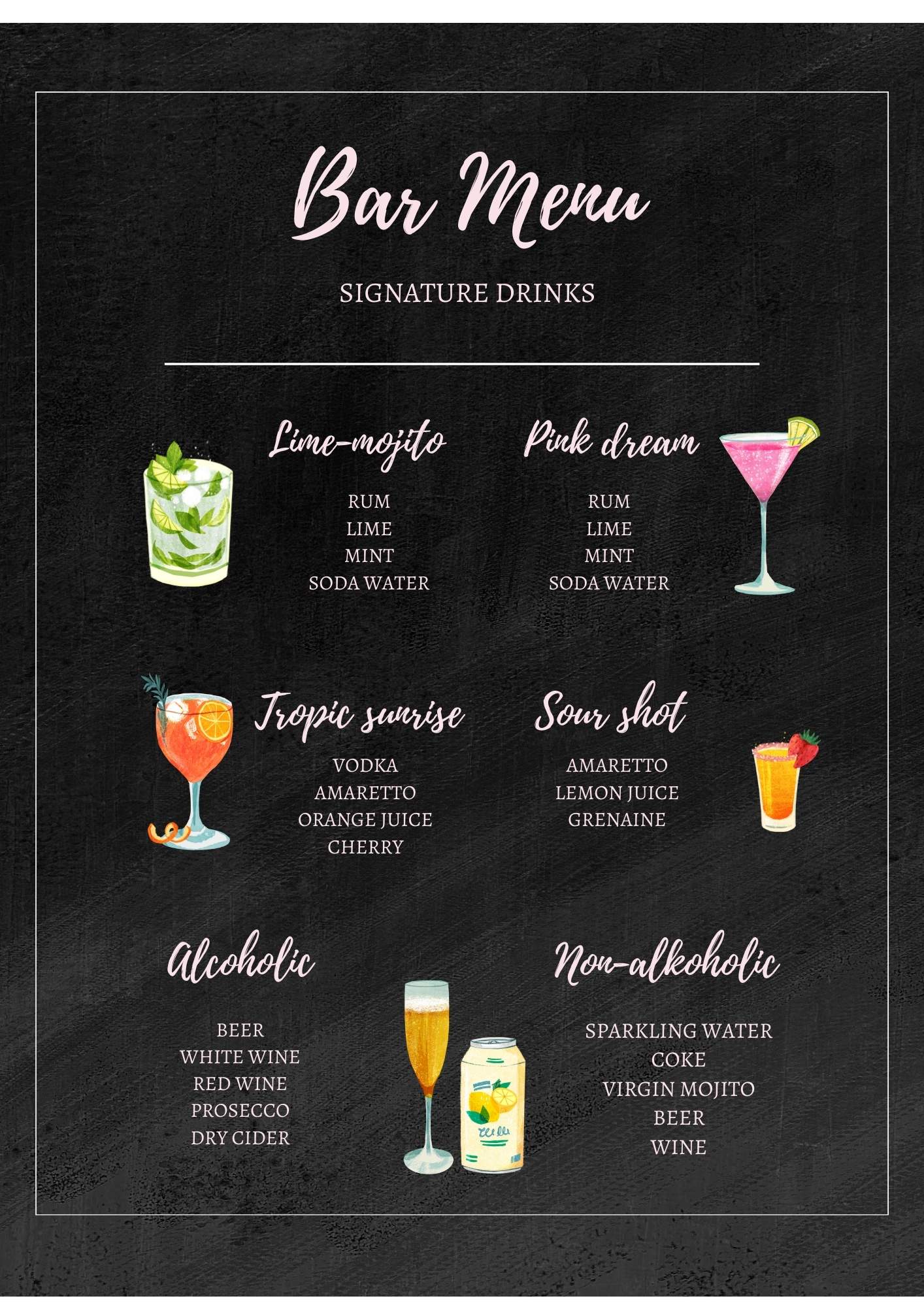 Digital Design - Bar Signage