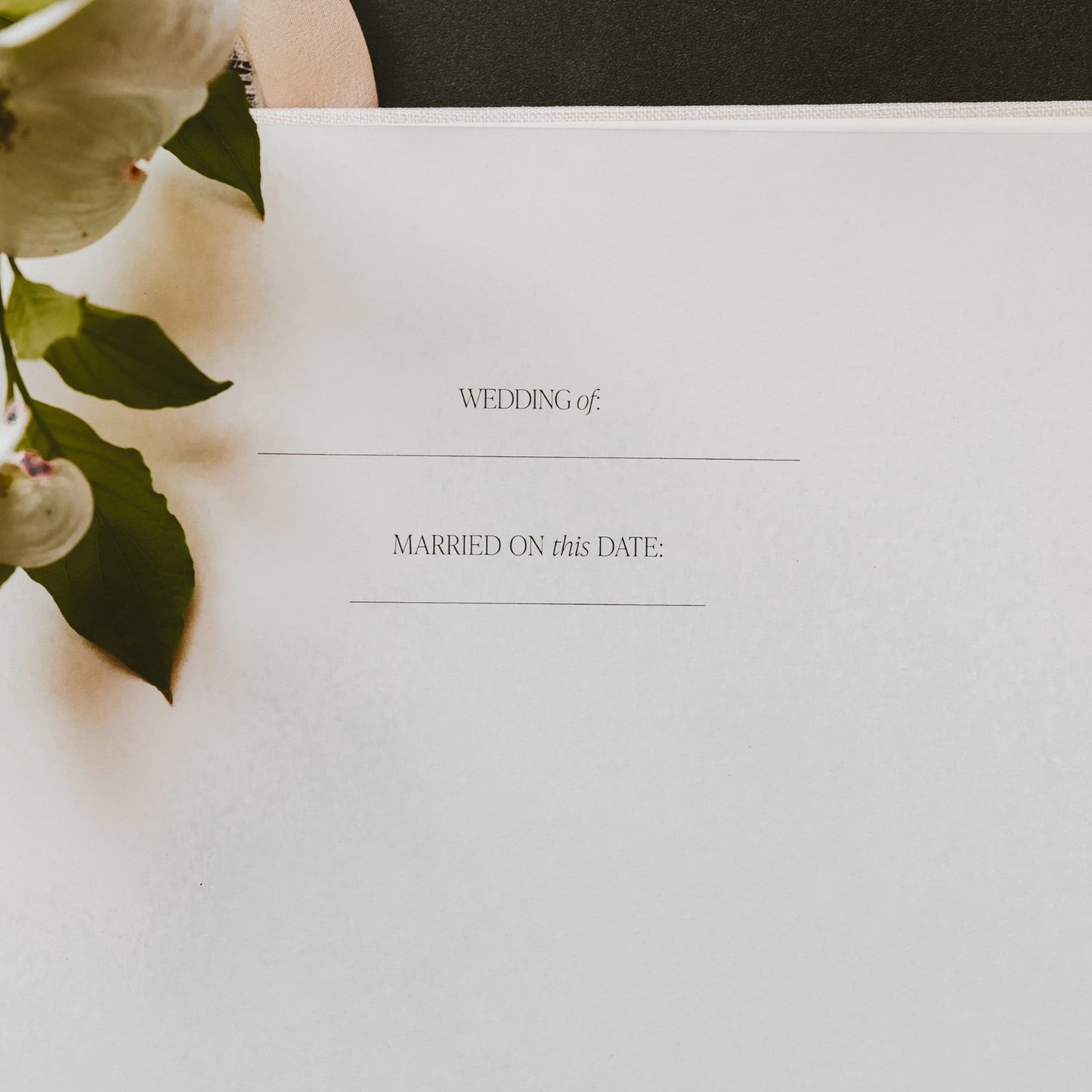 Guestbook - Fabric Gold