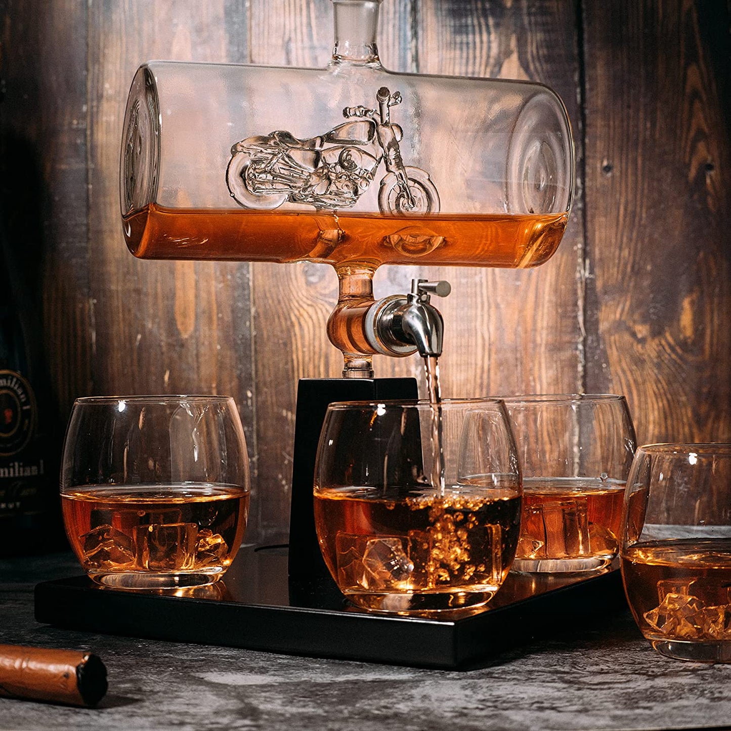 Whisky Decanter - Motorcycle