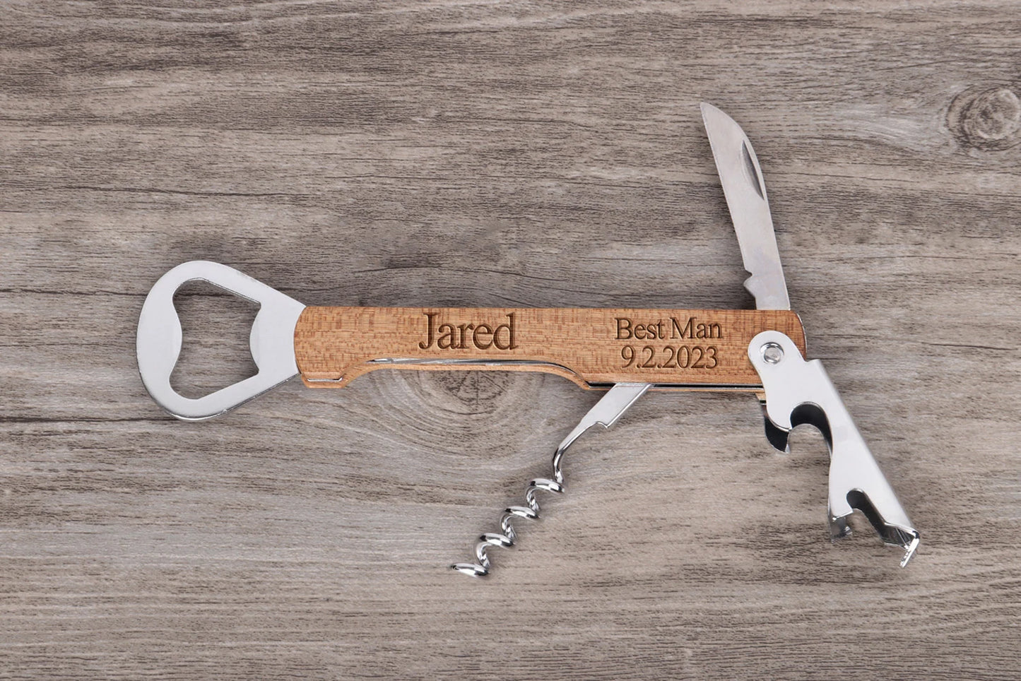 Guest Favours - Groomsmen Corkscrews