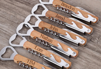 Guest Favours - Groomsmen Corkscrews