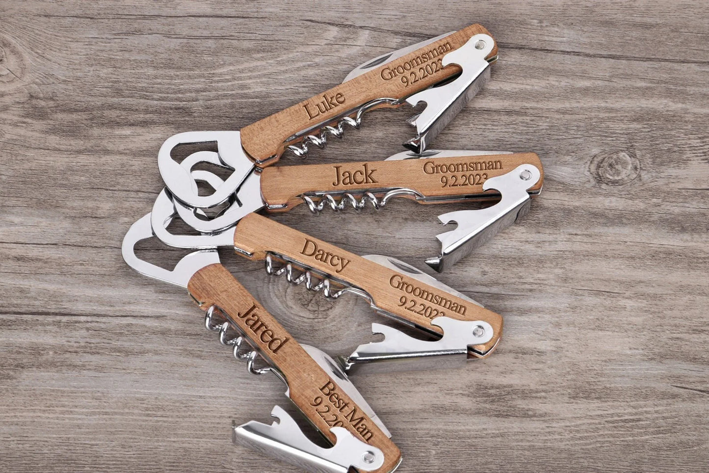 Guest Favours - Groomsmen Corkscrews