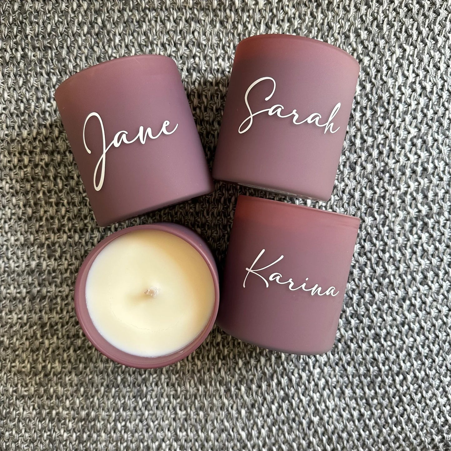 Candle Gifts Name Cards