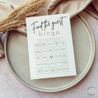 Guest Games - Bingo Cards
