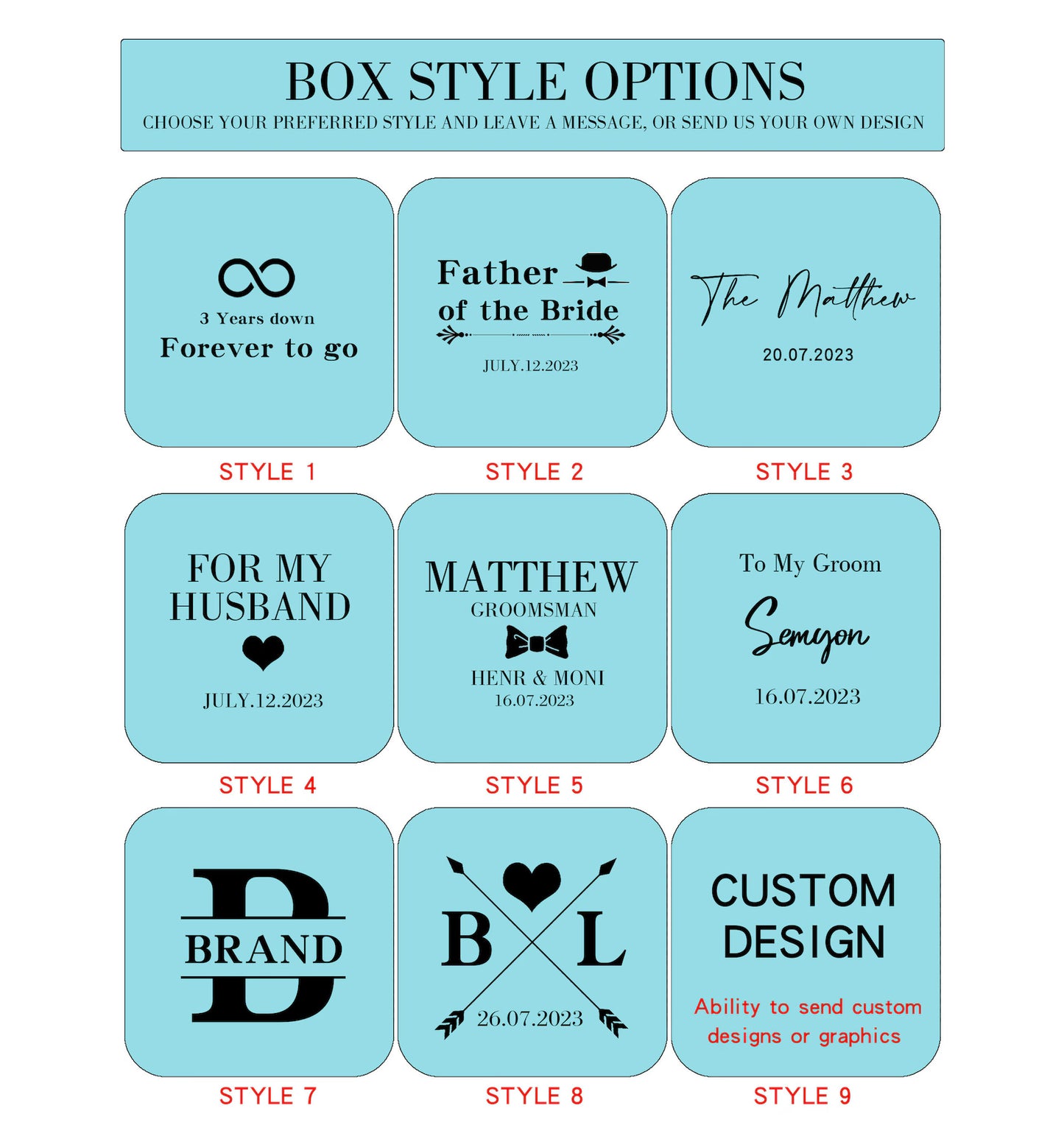 Cuffs Wedding with Box