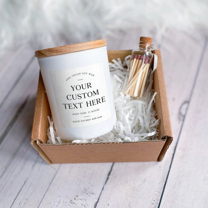 Candle Customised w Gift Box