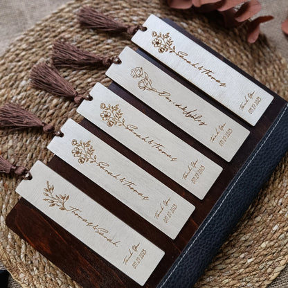 Guest Favours - Bookmarks Wooden
