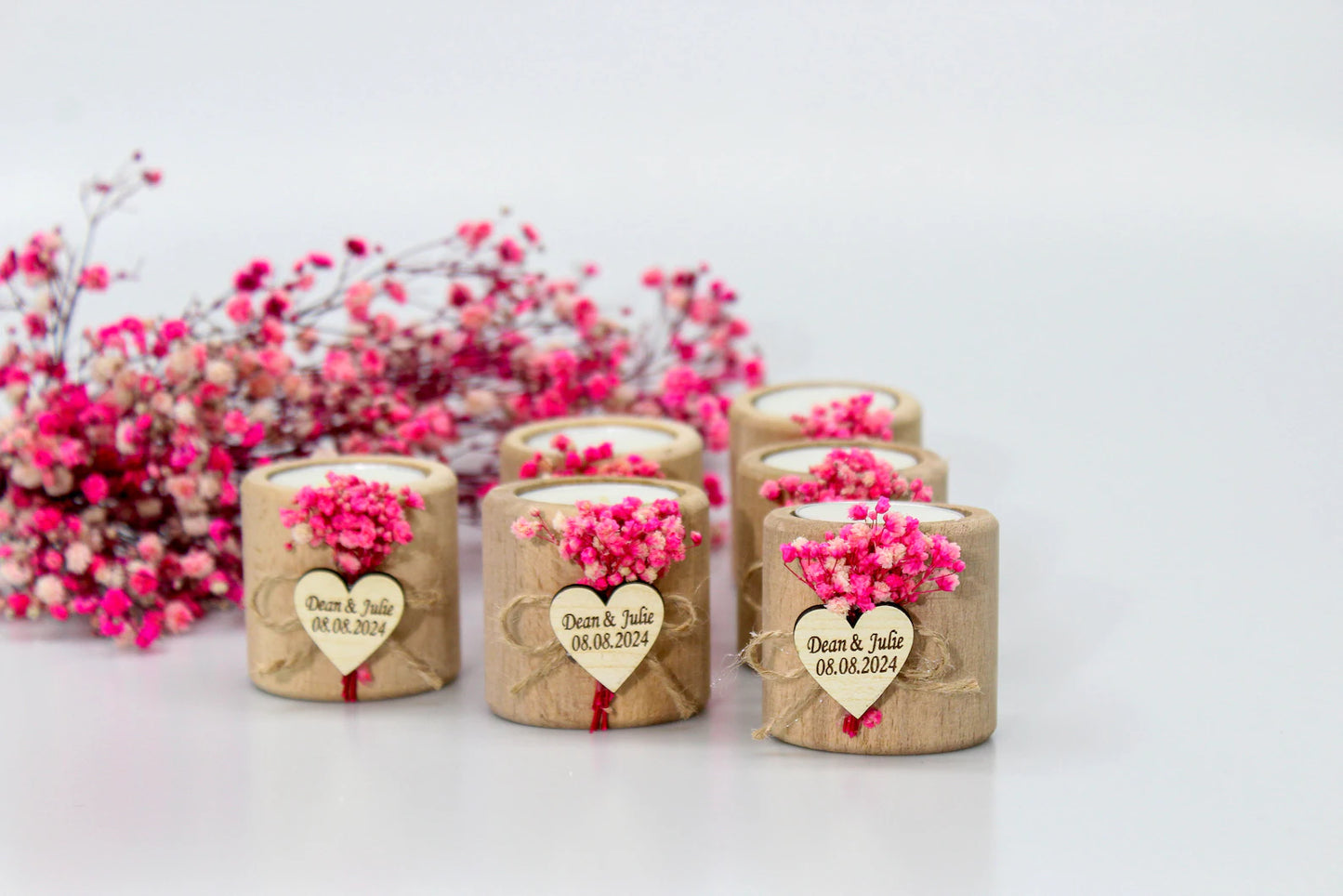 Guest Favours - Wooden Tealights
