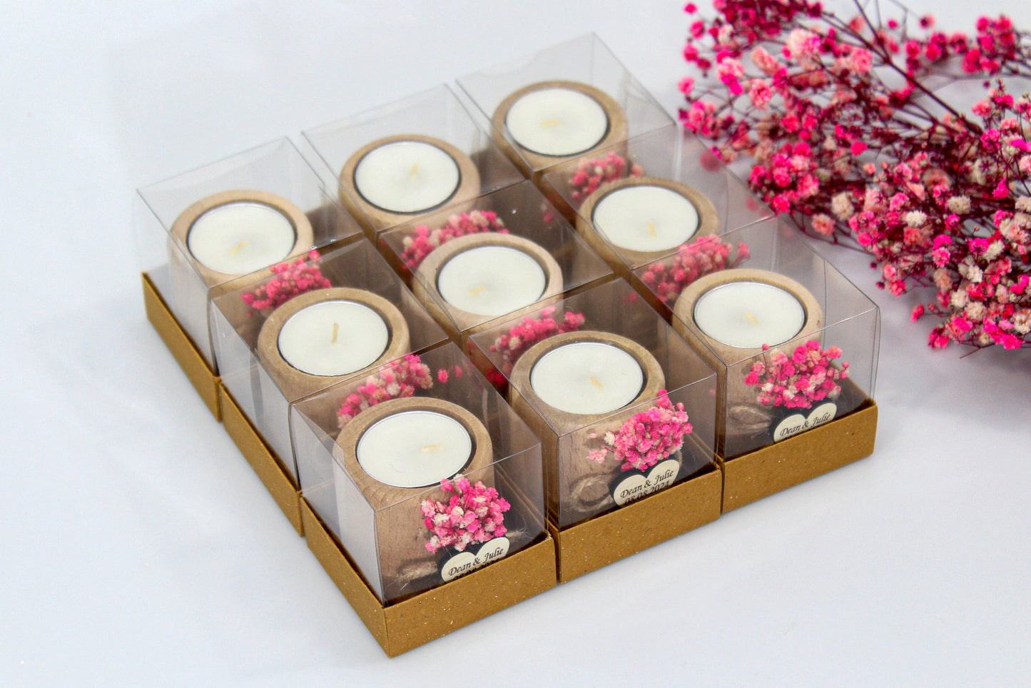 Guest Favours - Wooden Tealights
