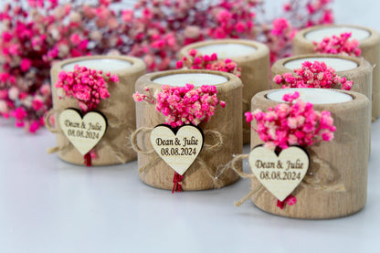 Guest Favours - Wooden Tealights