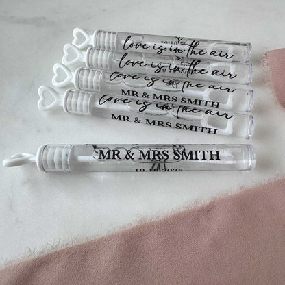 Bubble Love Heart Wands