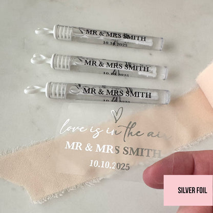 Bubble Love Heart Wands