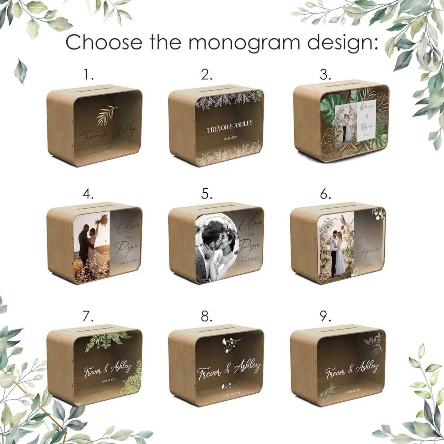 Wedding Card Box - Plywood