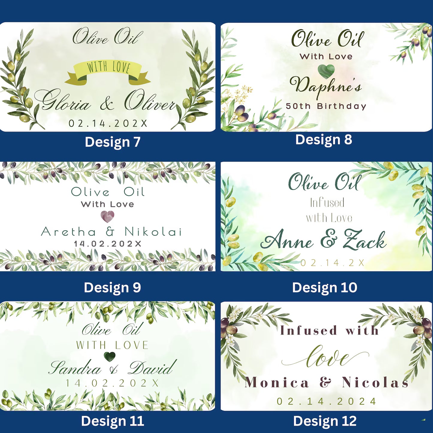 Guest Favours - Olive Oil Bottles